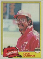 1981 Topps #321 Leon Durham Baseball Card