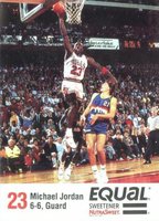 1989 Bulls Equal # Michael Jordan Basketball Card