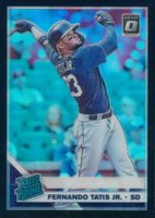 2019 Panini Donruss Optic #84 Fernando Tatis Jr. Black Baseball Card