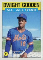 1986 Topps #709 Dwight Gooden All-Star Baseball Card