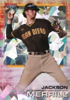 2021 Bowman's Best #66 Jackson Merrill Atomic Refractor Baseball Card