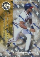 1997 Pinnacle Totally Certified #150 Andruw Jones Platinum Gold Baseball Card