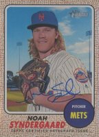 2017 Topps Heritage Real One Autographs #NS Noah Syndergaard Baseball Card