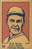1928 Strip Card #70 Paul Waner Baseball Card
