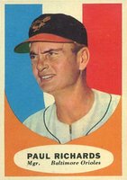 1961 Topps #131 Paul Richards Baseball Card