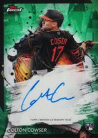 2024 Topps Finest Finest Autographs #FACC Colton Cowser Green Refractor Baseball Card