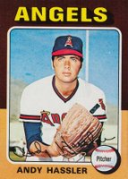 1975 Topps Mini #261 Andy Hassler Baseball Card