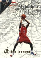 1997 Genuine Article Hometown Heroes #HH3 Allen Iverson Basketball Card