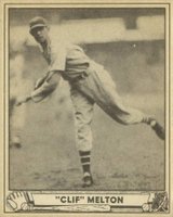 1940 Play Ball #83 Clif Melton (Cliff) Correct spell Cliff Baseball Card