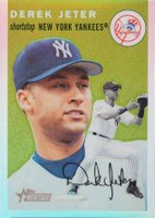2003 Topps Heritage Chrome #THC5 Derek Jeter Chrome-Retrofractor Baseball Card