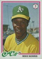 1978 Topps #434 Mike Norris Baseball Card
