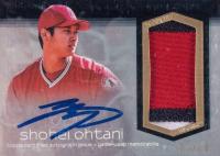 2018 Topps Dynasty Autographed Patch #SO1 Shohei Ohtani Baseball Card