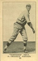 1917 Collins-McCarthy #41 Wheezer Dell Baseball Card