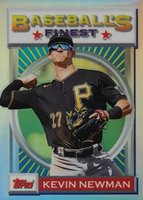 2020 Finest Flashbacks #182 Kevin Newman Refractor Baseball Card