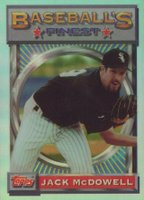 1993 Finest #172 Jack McDowell Refractor Baseball Card