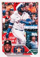 2023 Topps Holiday #H160 Yordan Alvarez SP Baseball Card