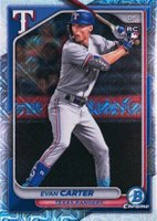 2024 Bowman Chrome Mega Box #65 Evan Carter Baseball Card
