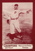 1910 Washington Times #4 Sam Crawford Baseball Card