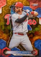 2023 Bowman's Best #4 Bryce Harper Gold Refractor Baseball Card