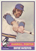 1976 Topps #645 Darrell Porter Baseball Card