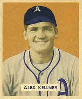 1949 Bowman #222 Alex Kellner Baseball Card