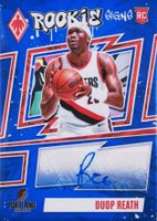 2023 Panini Phoenix Rookie Signs Autographs #RSDRT Duop Reath Blue Basketball Card