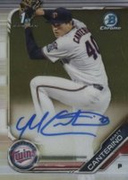 2019 Bowman Draft Chrome Draft Picks Autograph #CDAMC Matt Canterino Baseball Card