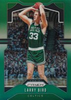 2019 Panini Prizm #16 Larry Bird Green Prizm Basketball Card
