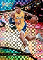 2017 Panini Select  #216 Kyle Kuzma Tie-Dye Prizm Basketball Card