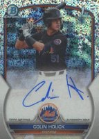 2023 Bowman Draft Chrome Prospect Autograph #CDACH Colin Houck Sparkle Refractor Baseball Card