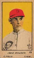 1921 Strip Card #22 Eddie Rousch Correct spell Roush Baseball Card
