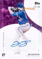 2020 Topps on Demand MLB Rookie Progression #21C-A Bo Bichette Autograph-Purple Baseball Card