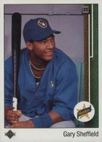 1989 Upper Deck #13e Gary Sheffield SS Upside Down Baseball Card