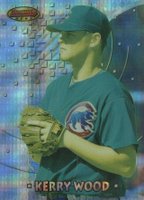 1997 Bowman's Best #154 Kerry Wood Atomic Refractor Baseball Card