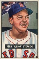1951 Bowman #92 Vern Stephens Baseball Card
