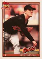 1991 Topps Tiffany #179 Pete Harnisch Baseball Card