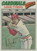 1977 Topps #599 Mike Tyson Baseball Card