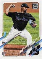 2021 Topps #25 Sixto Sanchez Baseball Card