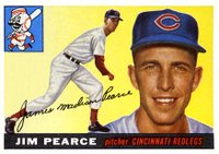 1955 Topps #170 Jim Pearce Baseball Card