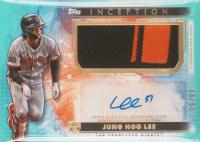 2024 Topps Inception Autograph Patch #APCJH Jung-Hoo Lee Aqua Baseball Card