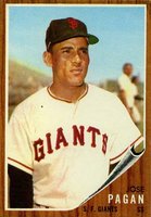 1962 Topps #565 Jose Pagan Baseball Card