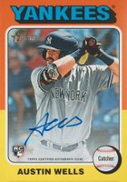 2024 Topps Heritage Real One Autographs #ROAAW Austin Wells Baseball Card