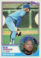 1983 Topps #50 Bob Horner Baseball Card