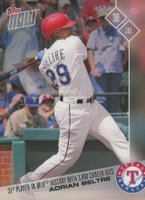 2017 Topps Now  #419 Adrian Beltre Baseball Card