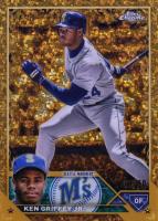 2023 Topps Gilded Collection #136 Ken Griffey Jr. Mini Diamond Gold Etch Baseball Card