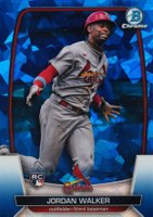 2023 Bowman Chrome Sapphire Edition #18 Jordan Walker SP Baseball Card