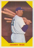 1960 Fleer Baseball Greats #38 Johnny Mize Baseball Card