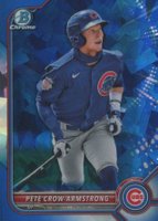 2022 Bowman Chrome Sapphire Edition Prospects #BCP198 Pete Crow-Armstrong Baseball Card