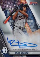 2019 Bowman's Best Best of 2019 Autographs #B19RG Riley Greene Baseball Card