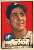 1952 Topps #116 Carl Scheib Baseball Card